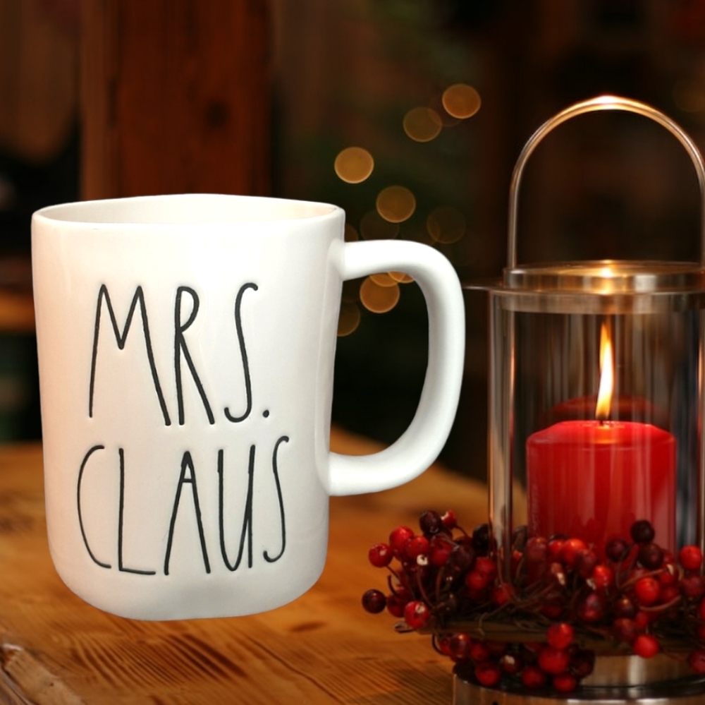 Rae Dunn Mrs Claus mug